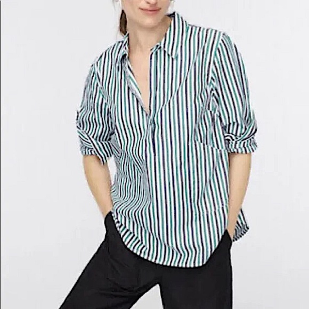 Women’s J. Crew Poplin Popover shirt